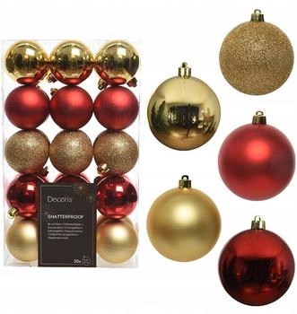 Kaemingk Weihnachtskugel-Set 6cm 30 Stk. (20076)