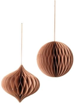 Broste Copenhagen CHRISTMASMIXPapierhängerindiantanSet2