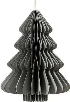 Decoris Baum Papier grau 8cm