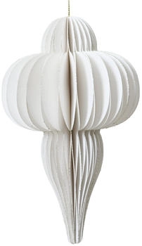 Decoris Ornament weiß 40cm