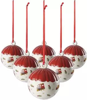 Villeroy & Boch Toy's Delight Decoration Kugel 6er Set