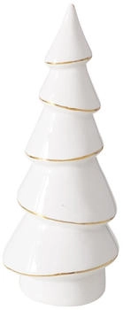Boltze Ville Dekoaufsteller Baum weiß 17cm (1 Stück)