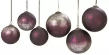 Boltze Hänger Kugel Marsala sortiert 20 cm