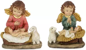 Riffelmacher + Weinberger Schutzengel mit Jesus 9 cm