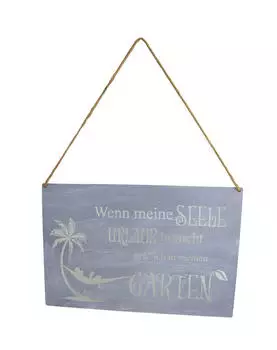 Riffelmacher + Weinberger Dekoschild z. Hängen Seele Urlaub 30 x 20 cm