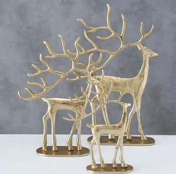 Boltze Trollah Hirsch gold 3tlg
