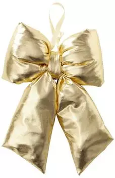 Boltze Bowy Dekoanhänger gold 39cm (1 Stück)