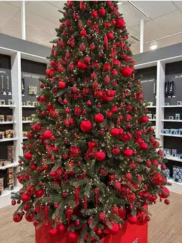 Kaemingk Kugelset 18-er weihnachtsrot, Glas, Ø4cm
