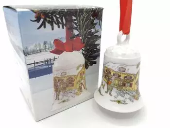 Hutschenreuther Porzellanglocke Weihnachtsglocke 1992