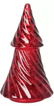 Hutschenreuther Christmas Love Glas rot Baum/Figur