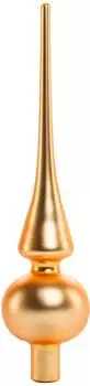 Trend Line Christbaumspitze aus Glas 26 cm gold matt