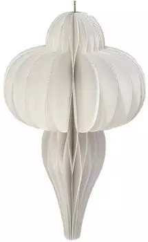 Decoris Ornament weiß 20cm