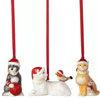 Villeroy & Boch Nostalgic Ornaments Katzen 3-tlg. (14-8331-6694)