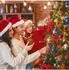 Relaxdays Weihnachtskugeln im 110er Set Braun,Silber