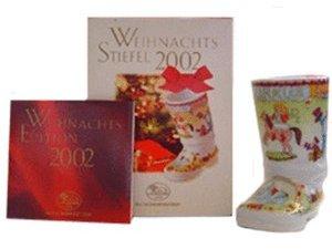 Hutschenreuther Weihnachtsstiefel 2002