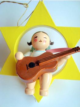 Wendt & Kühn Christbaumengel Gitarre im Stern