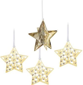 Swarovski Weihnachtsset Stern Crystal Golden Shadow (1143399)