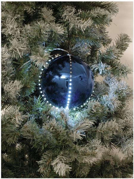 Europalms LED Snowball 5er-Set (8cm) dunkelblau