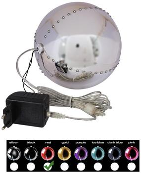 Europalms LED Snowball (15cm) rot