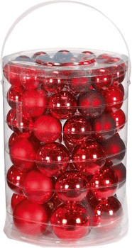 Inge-Glas Kugelsortiment 60 Stk. Ruby-Red-Mix (1507E460)