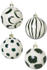 Ferm Living Christmas Hand Painted Glass Ornaments Green (100602640)