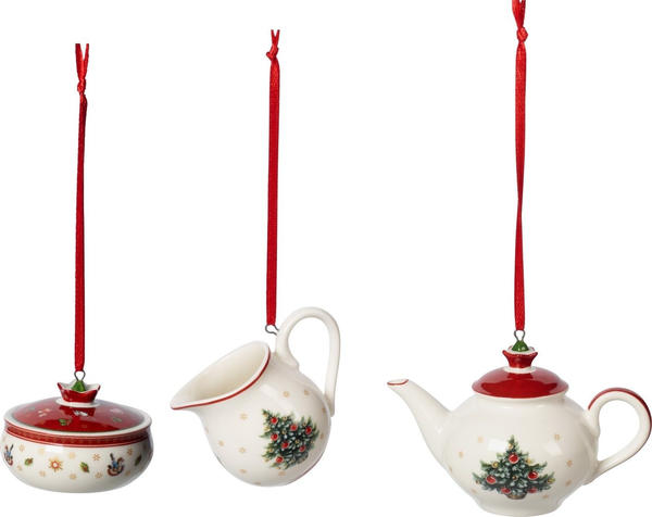Villeroy & Boch Toy‘s Delight Decoration Ornamente Kaffee-Set weiß/rot 3-tlg. (1486596668)