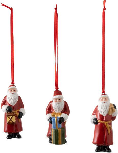 Villeroy & Boch Nostalgic Ornaments Ornamente-Set Santa Claus 3-tlg. (1483316687)