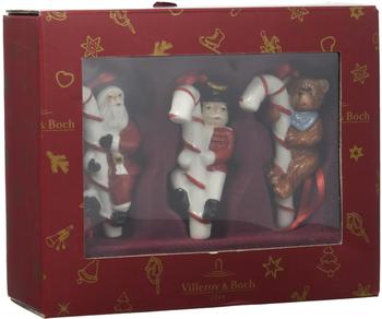 Villeroy & Boch Nostalgic Ornaments Ornamente Santa, Teddy, Schaukelpferd 3tlg. (1483316690)