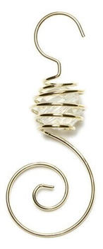 Inge-Glas Aufhänger Spiral mit Perle gold (719000101)