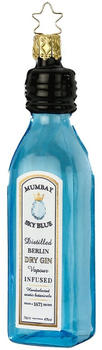 Inge-Glas Dry Gin Flasche Glas 12,5cm blau 1-Stk. (10152S020)
