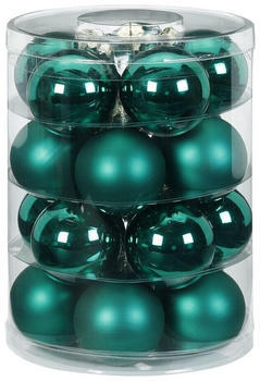 Inge-Glas Kugeln Glas 6cm 20-Stk. Deep Forest grün dunkelgrün (12369C106)