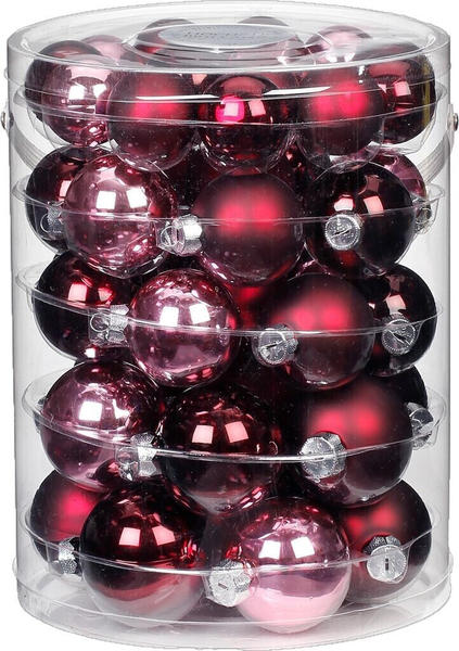 Inge-Glas Kugeln Mini Mix Glas 44er Set Berry Kiss Beere glanz/matt (15248A444)