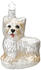 Inge-Glas Hund Malteser Glas 10cm weiß 1-Stk. (10006S016)