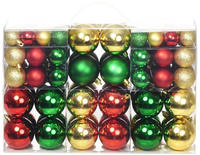 vidaXL Weihnachtskugeln 100 Stk. Rot/Golden/Gr&uuml;n