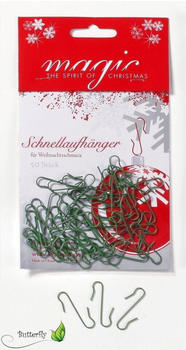 Inge-Glas Kugelaufhänger für Christbaumkugeln 50-Stk. grün (719000650)