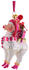 Gift Company Hänger Alpaka mit Geschenken weiß/pink (12144)