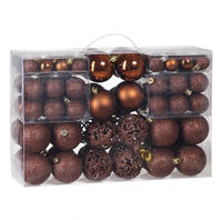 Casaria&reg; Weihnachtskugeln 100er Set Christbaumkugeln Weihnachtsbaumkugeln