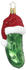 Inge-Glas Weihnachtsgurke mit Mütze Glas 12cm grün 1-Stk. (10018S015)