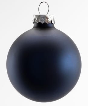 Trend Line Weihnachtskugeln Glas Ø6cm nachtblau 20-Stk. blau