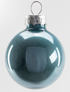 Trend Line Weihnachtskugeln Mini Glas Ø35mm dämmerungsblau 16-Stk. blau