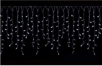Salcar Led Lichterkette Outdoor Eisregen Lichtervorhang Weihnachten, 8 Modi und Memory-Funktion, Wasserdicht, 400er led / Kaltweiß