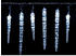 Salcar 5m Eiszapfen led Lichterkette Outdoor, Eisregen Lichterkette Außen Wasserdicht, Weihnachtsdeko Weihnachtensbeleuchtung Dekolicht mit 9 Modi, Kaltweiß