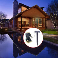vidaXL LED-Solar-Lichterkette Warmwei&szlig; Weihnachtsdeko