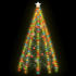 vidaXL Weihnachtsbaum-Lichternetz mit 300 LEDs Mehrfarbig 300 cm (328891)
