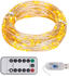 vidaXL LED-Lichterkette mit 300 LEDs Warmweiß 30 m (330049)