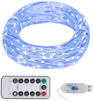 vidaXL LED-Lichterkette mit 150 LEDs Blau 15 m (330052)