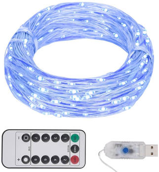 vidaXL LED-Lichterkette mit 300 LEDs Blau 30 m (330053)