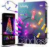Twinkly 40659, Twinkly Candies LED-Lichterkette, RGB, appgesteuert, Kerzenform,...