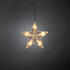 Konstsmide LED-Sternenlichtervorhang 11 Sterne 85 LED warmweiß