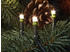 FHS LED-Lichterkette 400 warmweiße LED 40 m Außen & Innen Lampenabstand 10 cm Außen & Innen dunkelgrünes Kabel